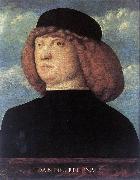 BELLINI, Giovanni Portrait of a Young Man xob oil painting on canvas